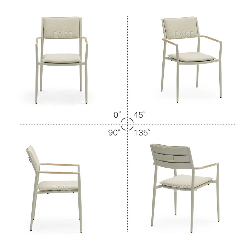 Aluminum Frame Padded Outdoor Dining Chairs best