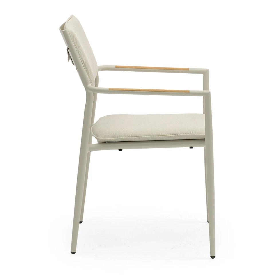Aluminum Frame Padded Outdoor Dining Chairs suppliers