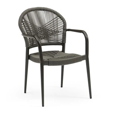 Cadires de menjador exterior d'alumini