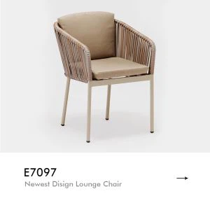 Mobles d'exterior Cadira de cafè Nou disseny