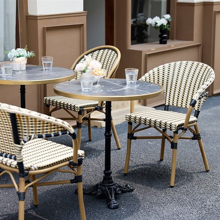 French Bistro Outdoor Dining Chair Restaurant Furniture